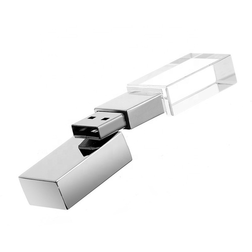 crystal led light usb flash drive usb2.0 3.0