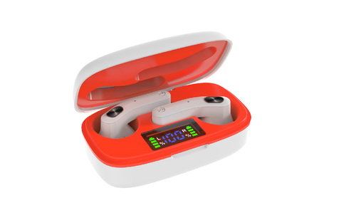 TWS BT Headset v5.0 LED Touch Digital Display Noise Reduction Headset Waterproof Stereo Earphone