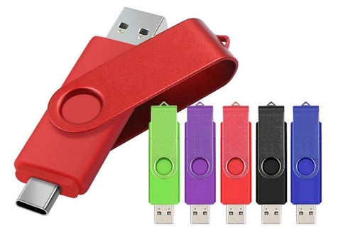Type c 2 in 1 usb flash drive
