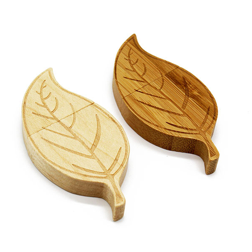 customized shape leaf usb flash drive